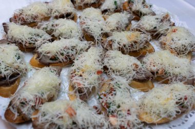 Atıştırmalıklar, lezzetli sağlıklı gıda Sağlık için. Tatil aperatifler