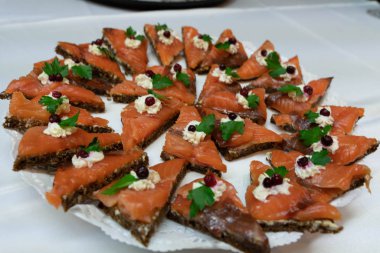 Atıştırmalıklar, lezzetli sağlıklı gıda Sağlık için. Tatil aperatifler