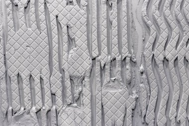 Alışılmadık bir desen ile çimento duvar. Doku arka plan, gri renk