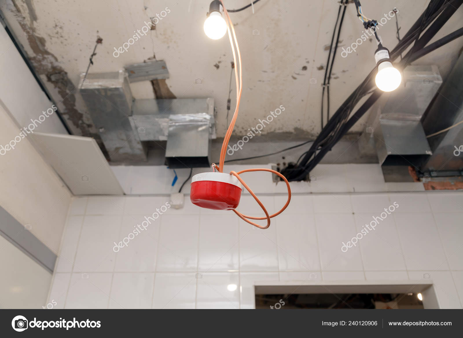 Как убрать пожарную сигнализацию в квартире на потолке - 98 фото