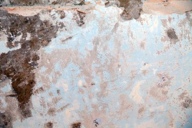 Closeup hırpalanmış eski püskü duvar, boşaltmak, yazıtlar için boş alan yazı, dokulu arka plan yaşlı. Kavram onarmak, vintage, yeniden yapılanma, retro, eski, sanat, stil, loft, İçişleri, dekor