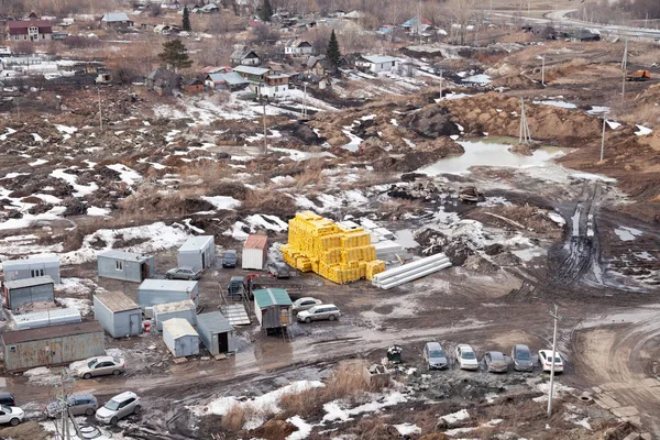 Russia Kemerovo 2019-04-03 bouwmaterieel, materialen — Stockfoto