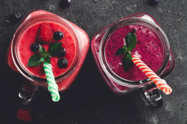 Yammy Smoothie Malin Borůvek — Stock fotografie