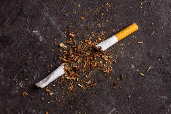 Překonávání Závislosti Nikotinu Boj Proti Kouření Kouření Koncept — Stock fotografie