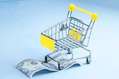 Gıda üzerinde para harcamak. Gerekli mal satın. Şeyler ve ürünleri satın almak. Para kaybı