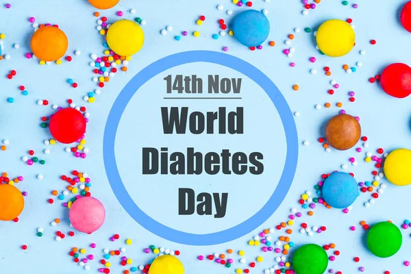 Diabetes Dia Mundial Diabetes Novembro Conceito Diabetes Diabetes Açucareiros — Fotografia de Stock