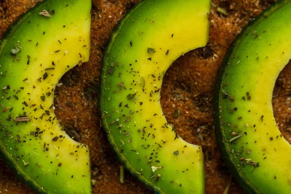 Rogge Tarwe Knapperig Brood Met Avocado Close Snack Brood Fitness — Stockfoto