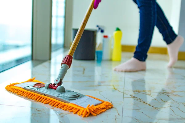 Disinfettanti Prodotti Pulizia Della Casa Straccio Lavori Domestici Faccende Domestiche — Foto Stock