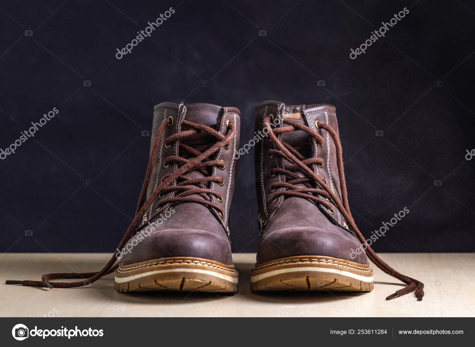 Mens Casual Brown Suede Boots Footwear 