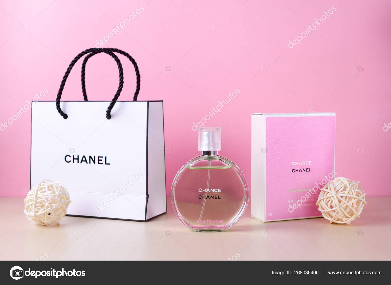 Batumi, Georgia - 8 February, 2019. Famous brand perfume Chanel