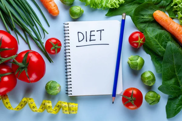 Dieta e nutrizione concetto. Verdure per cucinare sano dishe — Foto Stock