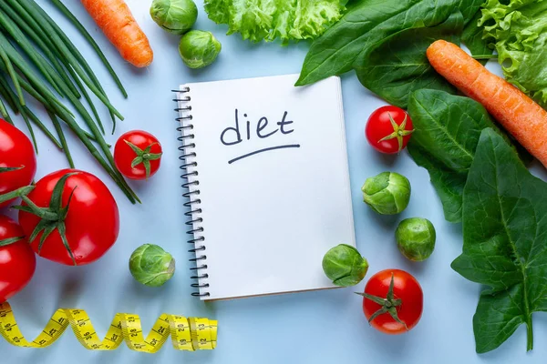 Dieta e nutrizione concetto. Verdure per cucinare sano dishe — Foto Stock