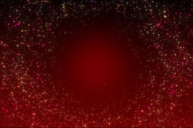 Her yerinde bir daire kırmızı bir arka plan üzerinde parlak yıldız bir çizimi dokusuna son derece ayrıntılı.