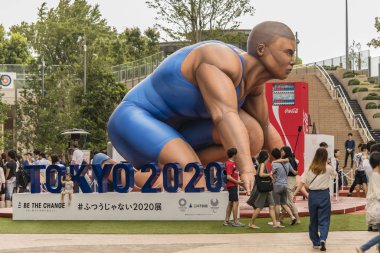 Tokyo, Japonya - 16 Ağustos 2018: Olay 