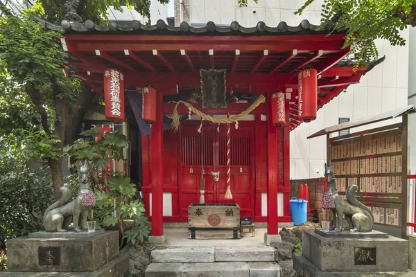 Malé Santuary Šintoismus Věnuje Božství Uga Mitama Což Znamená Duch — Stock fotografie