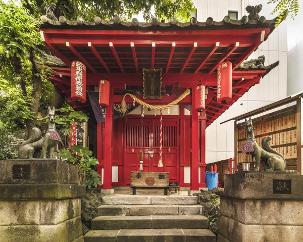 Malé Santuary Šintoismus Věnuje Božství Uga Mitama Což Znamená Duch — Stock fotografie