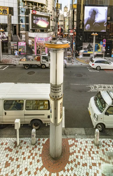 Токио Япония Августа 2018 Года Напольная Лампа Торговой Улицы Рядом — стоковое фото
