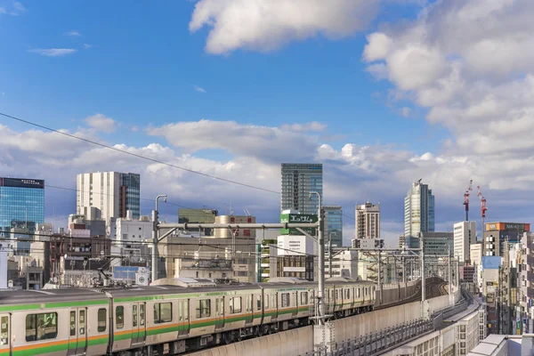 Tokyo Japan September 2019 Kanda Station Trains Yamanote Line Pass — Stock Photo, Image