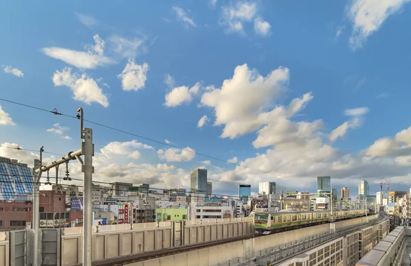 Токио Япония Сентября 2019 Года Станция Канда Поезда Линии Яманоте — стоковое фото