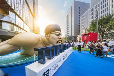 Tokyo, Japonya - 25 Ağustos 2019: Etkinlik 