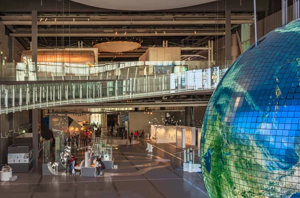 Tokyo Japan Maart 2020 Interieur Uitzicht Vanuit Het Atrium Van — Stockfoto