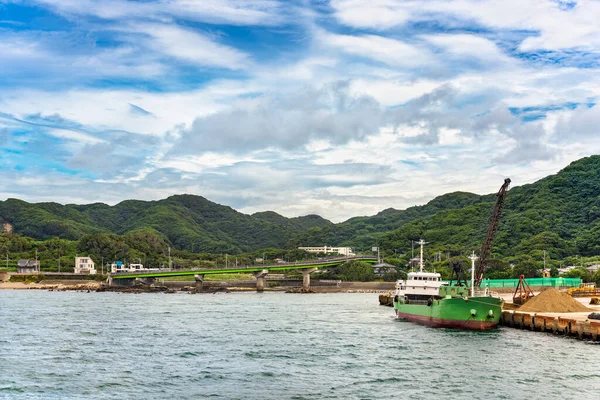 Costa Península Boso Con Rampa Bucle Del Futtsu Kanaya Interchange — Foto de Stock