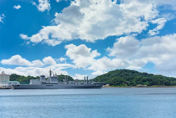 Yokosuka Japonia Lipiec 2020 Szeroki Kąt Widzenia Japońskiego Oleju Uzupełniającego — Zdjęcie stockowe