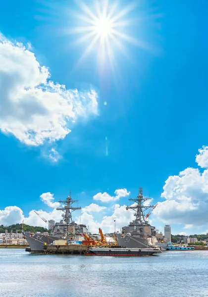 Yokosuka Japonia Lipca 2020 Amerykański Niszczyciel Typu Arleigh Burke Uss — Zdjęcie stockowe
