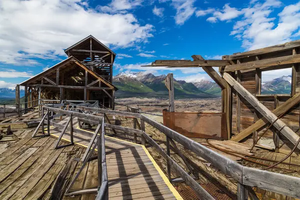 Kennicott Mill Wrangell Elias Milli Parkı Alaska — Stok fotoğraf