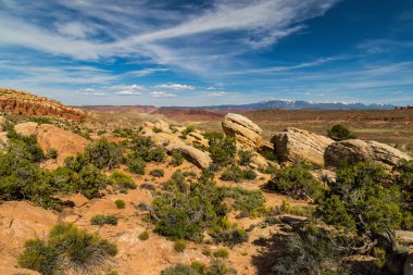 Tuz vadi gözden kaçırmak, Arches National Park, Utah