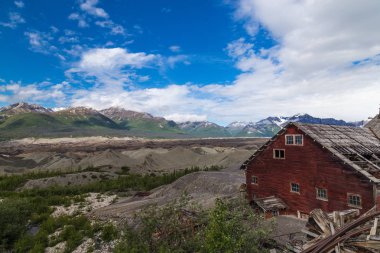 Kasaba Kennicott Wrangell-St. Elias Milli Parkı'nda Alaska