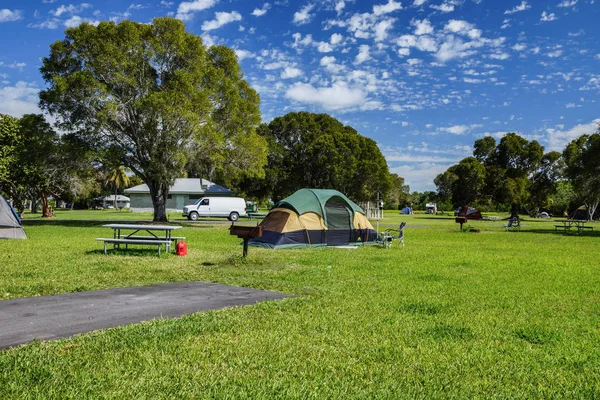 Camping Flamingo Parque Nacional Everglades Florida — Foto de Stock