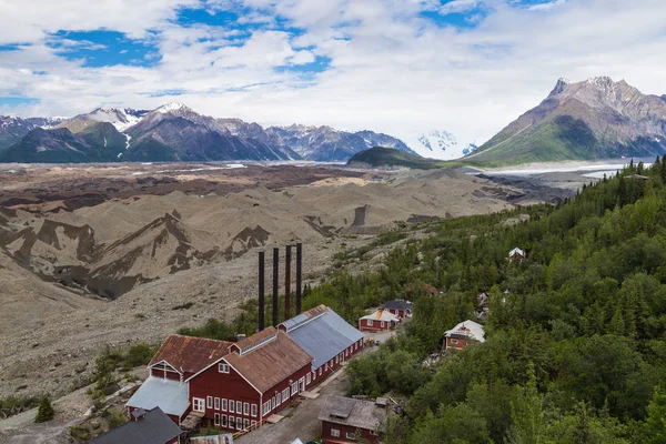 Kennicott Mill Wrangell Elias Nemzeti Park Alaszkában — Stock Fotó