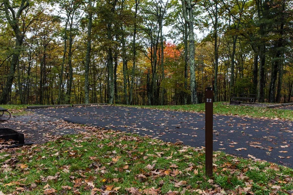 Lewis Mountain Campground Nel Parco Nazionale Shenandoah Virginia — Foto Stock