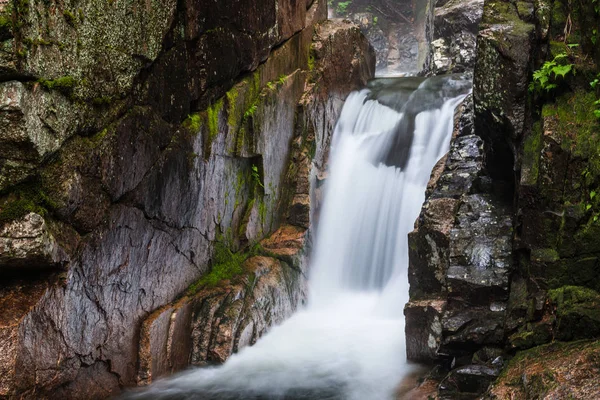 Sabbaday Falls Dans Forêt Nationale White Mountain Dans New Hampshire — Photo