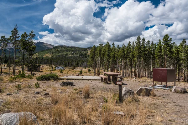 Glacier Basin Campground Rocky Mountain National Park Colorado — Stockfoto