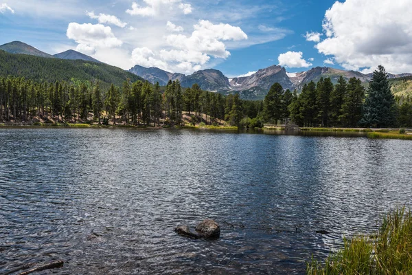 Sprague Lake Felsigen Berg Nationalpark Colorado — Stockfoto