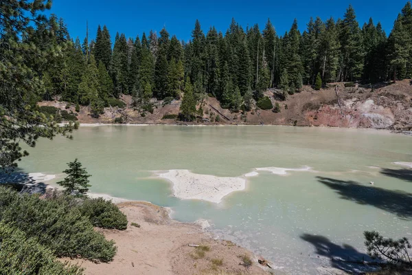 Boiling Springs Lake Lassen Volcanic National Park California Stock Image