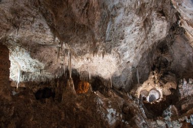 Büyük oda Carlsbad Caverns Milli Parkı'nda New Mexico