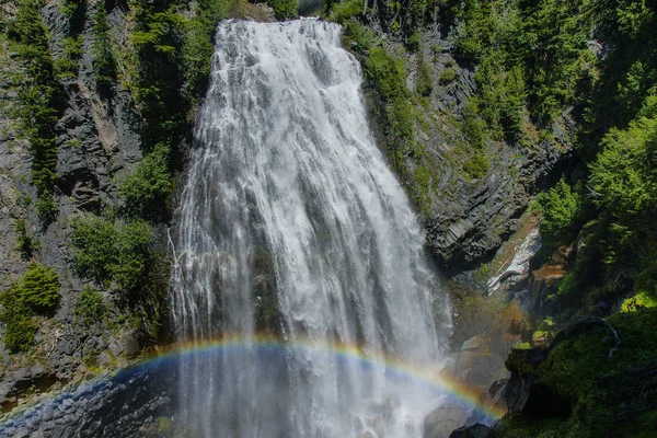 Narada Falls Dans Parc National Mont Rainier Washington — Photo