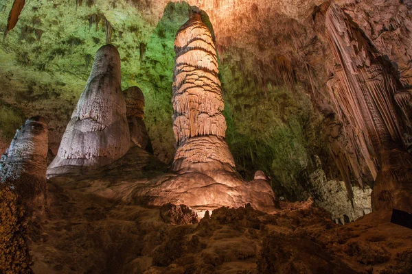 Μεγάλο Δωμάτιο Carlsbad Σπήλαια Εθνικό Πάρκο Στο Νέο Μεξικό Φωτογραφία Αρχείου