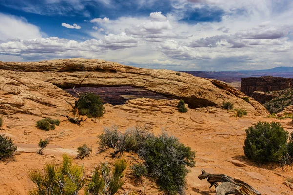 Mesa Arch Canyonlands National Park Utah Stock Image