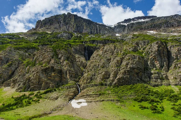 Perto Siyeh Dobre Parque Nacional Geleira Montana — Fotografia de Stock