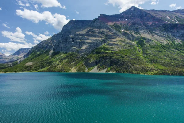 Mary Озеро Регіоні Льодовик Національний Парк Штаті Монтана — стокове фото