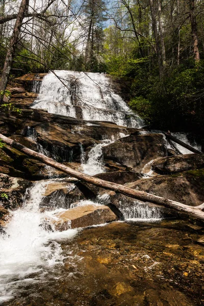 Cove Creek Fällt Pisgah National Forest North Carolina — Stockfoto