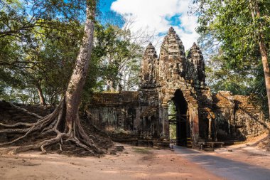 Angkor Thom in Angkor Archaeological Park içinde Kamboçya, Amerika Birleşik Devletleri
