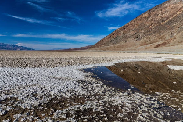 Kaliforniya 'da Ölüm Vadisi Milli Parkı 'nda Badwater Havzası, Amerika Birleşik Devletleri — Stok fotoğraf