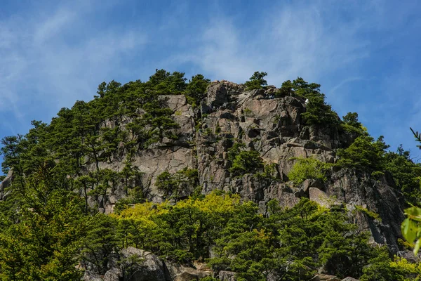 Beehive Trail in Acadia National Park in Maine, United States Stock Photo