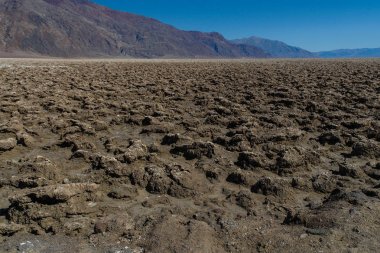 Kaliforniya 'da Death Valley Ulusal Parkı 'nda Devil 's Golf Course, Amerika Birleşik Devletleri