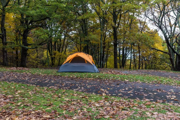 バージニア州、アメリカ合衆国のシェナンドー国立公園のビッグメドウズキャンプ場 — ストック写真